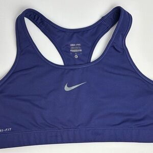 Nike Swoosh Purple Sports Bra XL Dri-fit